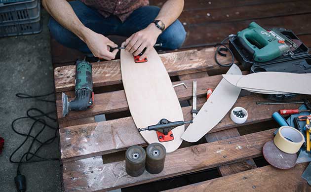 how to make your own skateboard deck
