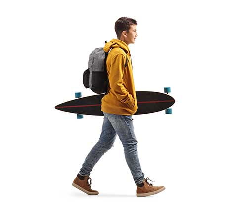 how to carry your longboard