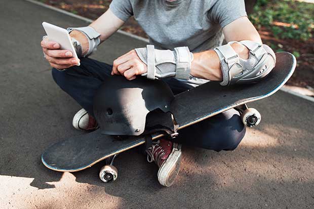 how dangerous is skateboarding compared to other sports