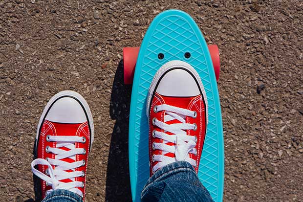 how to ride a penny board for beginners